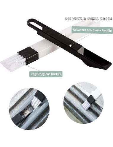 Juego de Herramientas de Limpieza Aevrry - 3 Cepillos + 3 Paños