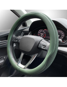 Cubierta de Volante LKWLIKEI Universal 37-38.5 cm Verde 2