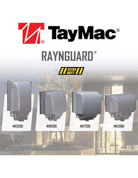 Cubierta de Receptáculo Metálica TayMac MX3300 Gris 1 Gang