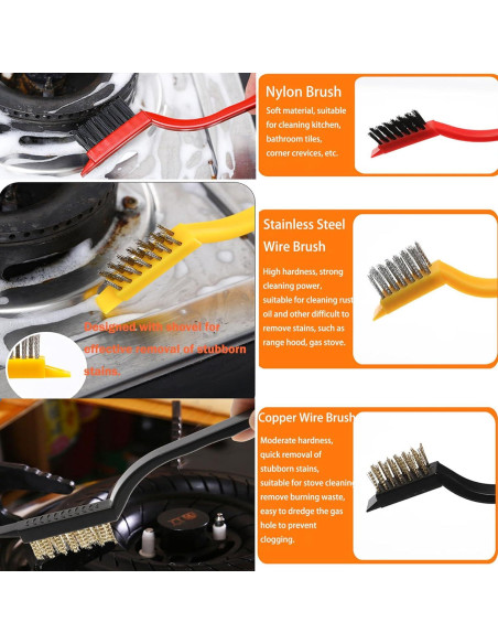 Juego de Cepillos de Limpieza Guimertt 9 Piezas para Hogar