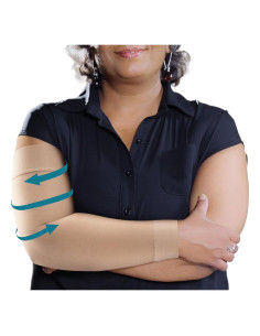 Mangas de Compresión Kemford para Linfedema Beige S/M 15-20 mmHg
