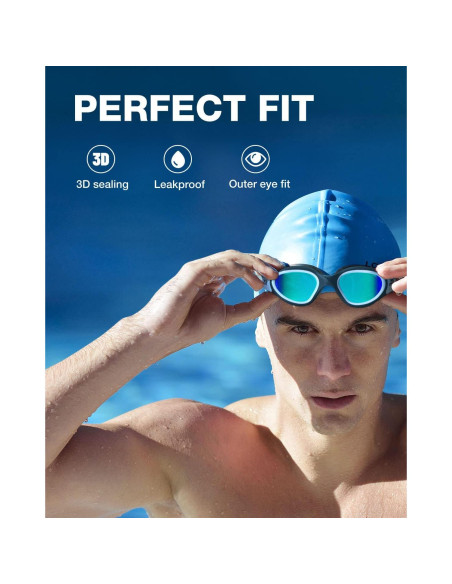 Gafas de Natación Polarizadas ZIONOR G1 Unisex Anti UV