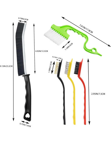 Juego de Cepillos de Limpieza Guimertt 9 Piezas para Hogar