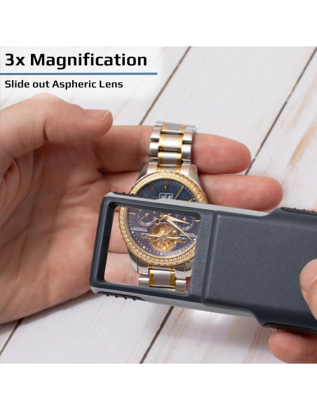 Lupa Compacta 3x Carson MiniBrite PO-25 con Luz LED Lupa Compacta 3x Carson MiniBrite PO-25 con Luz LED