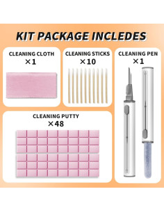 Kit de limpieza para AirPods MOLOPPO - Masilla reutilizable y herramientas 2