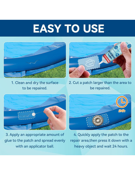 Kit de Reparación de Vinilo Bellisinno 60ml Impermeable