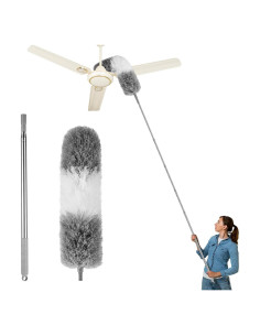 Trapeador de Plumas LLOOC con Mango Extensible 254 cm