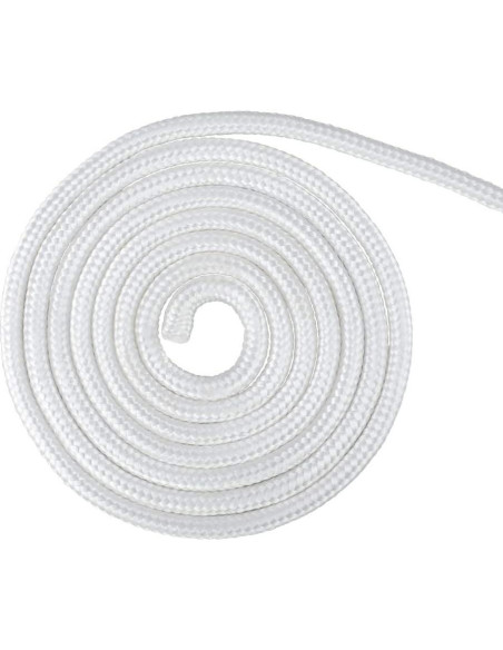 Cuerda de Nylon Trenzada jijAcraft 30.48m 6mm Blanca Multiusos