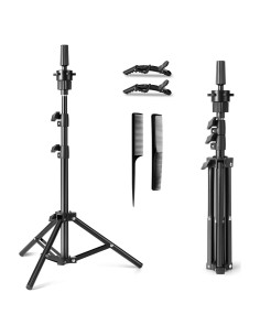 Soporte de Peluca Tripode Ajustable LFIYSWYD 38-127cm Metal