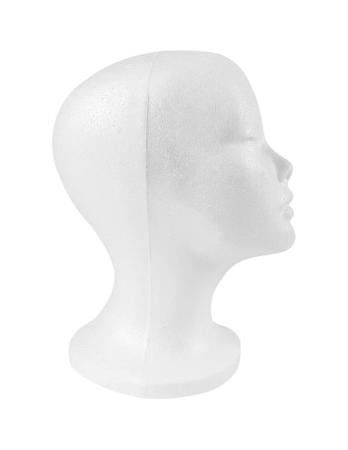 Cabeza de Maniquí Femenino SHANY 27.94 cm Soporte para Pelucas