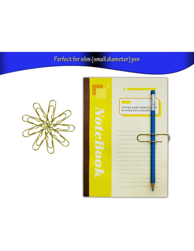 10 Piezas de Clips y Bucles de Bolígrafo XIWUMOER