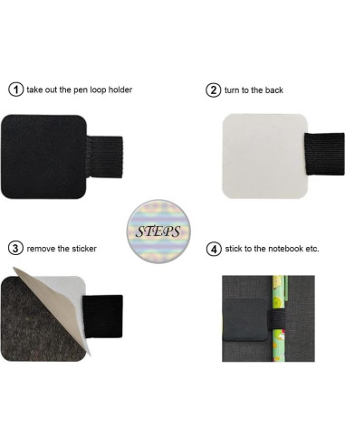 10 Piezas de Clips y Bucles de Bolígrafo XIWUMOER