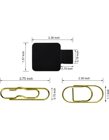 10 Piezas de Clips y Bucles de Bolígrafo XIWUMOER