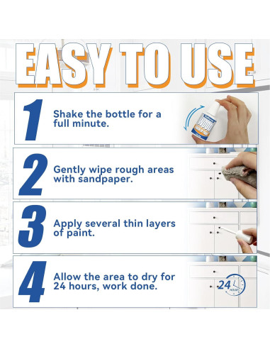 Pintura Acrílica Kallteren 44.36 ml Blanca Brillo Alto