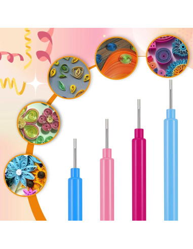 Kit de Herramientas de Quilling LIQWEI 4 Pcs para Manualidades