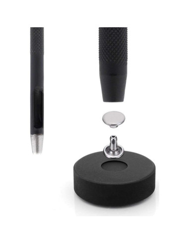 Colocador de Remaches CRAFTMEMORE 7 mm + 100 Remaches Plata