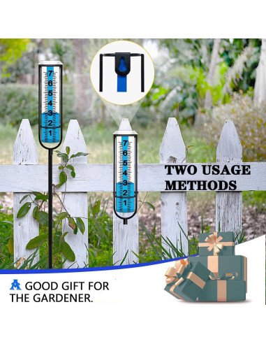 Pluviómetro BIUWING Ajustable 73.66 cm para Jardín