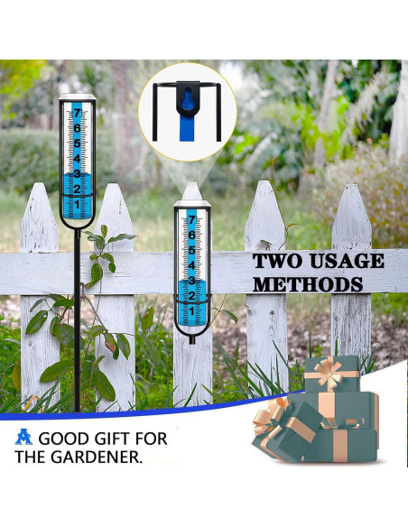 Pluviómetro BIUWING Ajustable 73.66 cm para Jardín