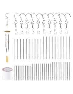 Kit de Campanas de Viento Swpeet 61Pcs con Alambre y Ganchos