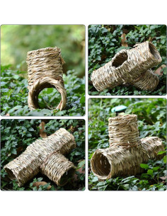 Túnel de Hierba Hamiledyi para Hámster y Pequeñas Mascotas 31.75cm 2