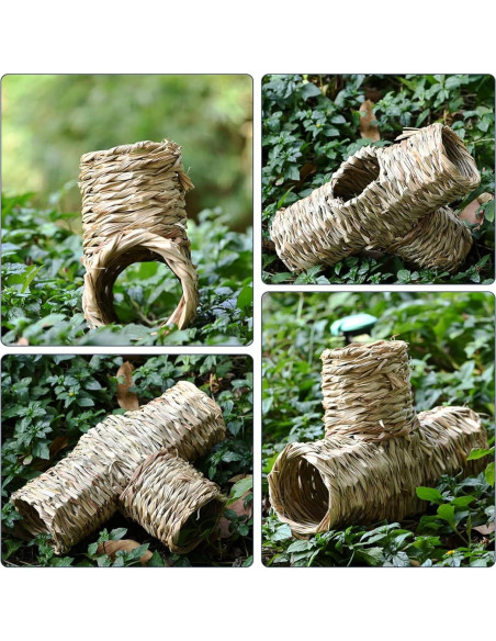 Túnel de Hierba Hamiledyi para Hámster y Pequeñas Mascotas 31.75cm