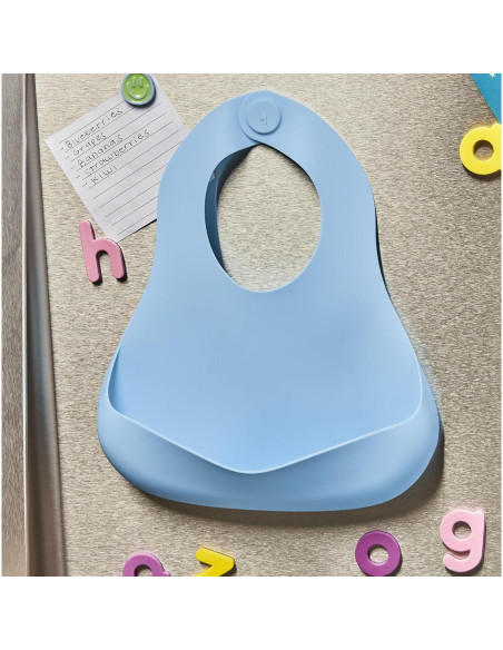 Babero de Silicona Magnético A Prueba de Lavavajillas 142g