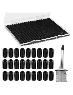 RYKOMO 200 Tapas de Vertedor de Goma para Botellas de Licor