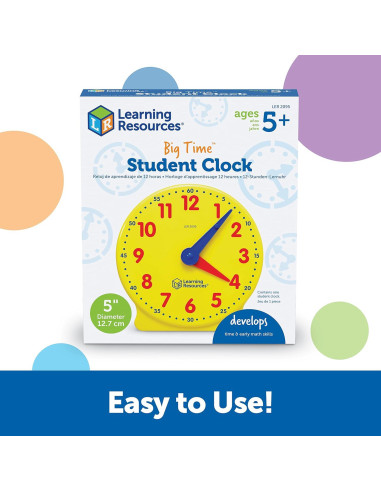 Reloj de Enseñanza Learning Resources LER2095 12 Horas