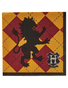 Servilletas de Papel Harry Potter Amscan - 16 Piezas 12.7x12.7 cm