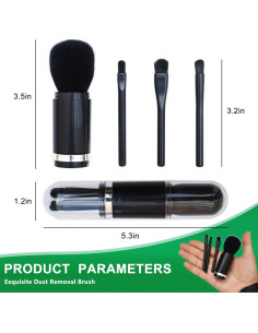 Kit de 4 Cepillos de Polvo HDongany - Fibras Suaves, Lavables 2