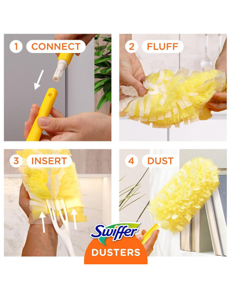 Kit de limpieza Swiffer Duster Heavy Duty 13 piezas 0.91 m