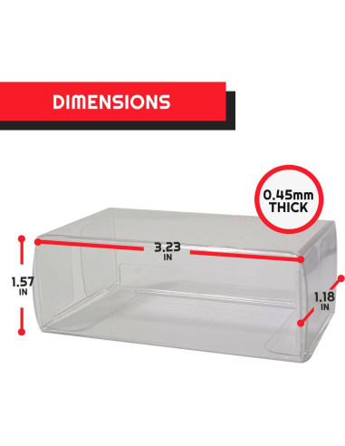 Protector de Exhibición para Hot Wheels 1/64 - Paquete de 50