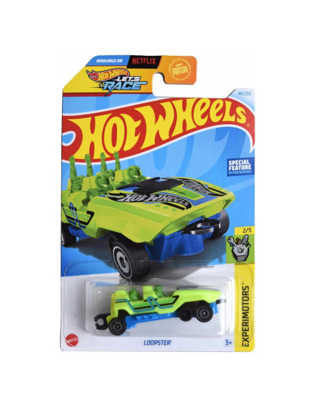 Hot Wheels Loopster Experimotors 1:64 Verde 36.3g