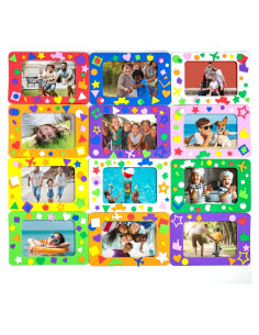 Kit de Manualidades Horizon Group USA - 12 Marcos de Espuma 21.6x14 cm