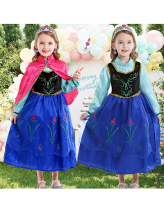 Disfraz de Princesa para Niñas Luzlen 5-6 Años con Accesorios 2