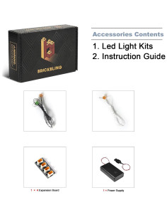 Kit de Luz LED BrickBling para Lego 77048 Tour en Barco Kapp'n 2