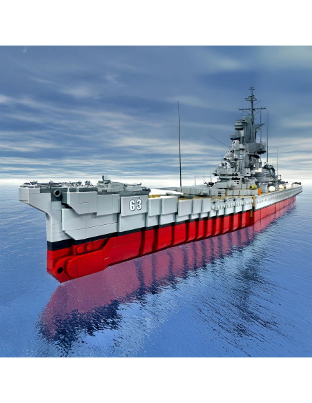 Set de Construcción USS Missouri General Jim - 2631 Piezas