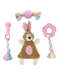 Juguetes para Cachorros Volacopets - Paquete de 4 Rosa