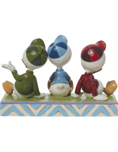 Figurita Enesco Jim Shore Disney Huey Dewey Louie 16.5 cm 2