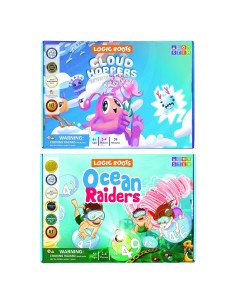 Juegos de Suma y Resta LogicRoots - Cazadores del Océano y Saltadores de Nubes