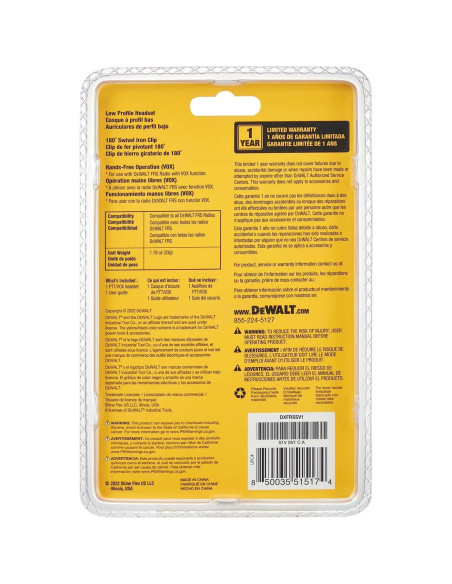 Auricular DEWALT DXFRSSV1 para Walkie Talkie FRS 2.5mm