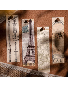 30 Marcadores Vintage Genérico de Cartón para Lectura 2