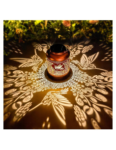 Linterna Solar Colgante Hummingbird TIGGSY Impermeable 17.3cm