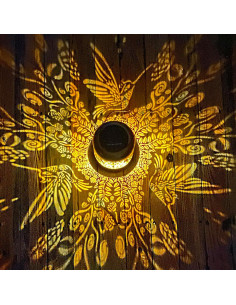 Linterna Solar Colgante Hummingbird TIGGSY Impermeable 17.3cm 2