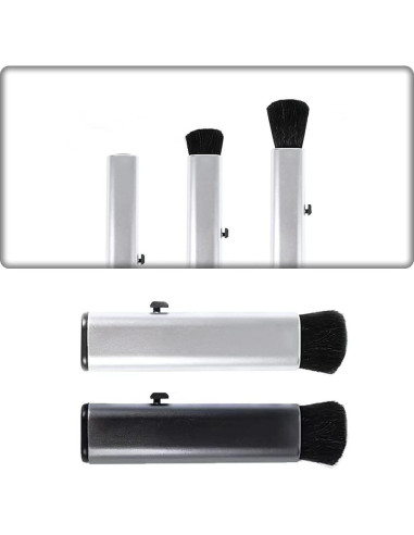 2 Cepillos Retráctiles YILUXIANGYANG para Limpiar Teclados