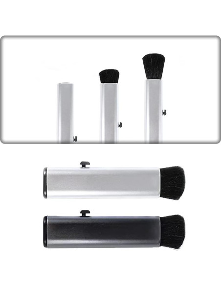 2 Cepillos Retráctiles YILUXIANGYANG para Limpiar Teclados