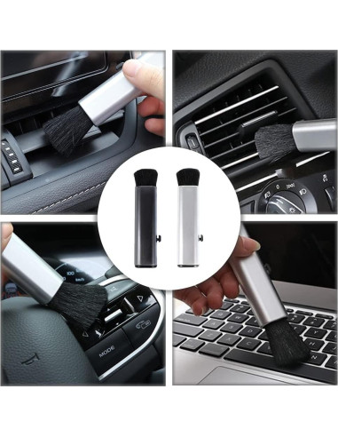 2 Cepillos Retráctiles YILUXIANGYANG para Limpiar Teclados