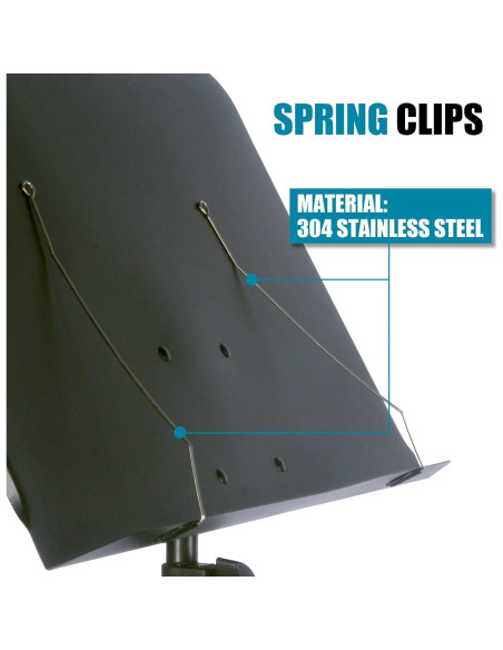 Soporte de Partituras GLEAM GMS-88 Ajustable y Portátil
