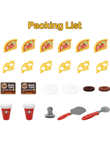 Juego de Imaginación de Café de deAO con Caja Registradora