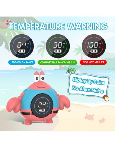 Termómetro de Baño BabyElf Flotante para Bebés y Niños